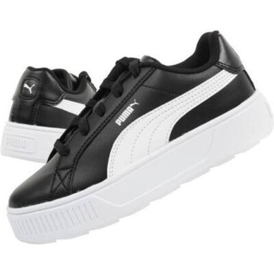 Puma Kids Girls Karmen L Trainers - Schwarz - Lässiger Casual-Style Puma Kids Girls Karmen L Trainers - Schwarz - Lässiger Casual-Style