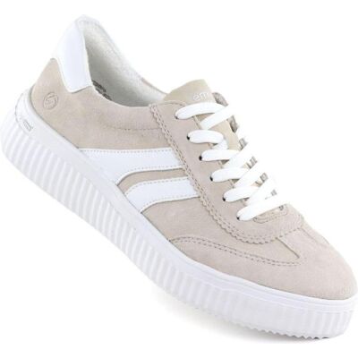 Rieker, Damen, Sneakers, beige Leder-Sportschuhe Sneakers Remonte, Beige, (40) Rieker, Damen, Sneakers, beige Leder-Sportschuhe Sneakers Remonte, Beige, (40)