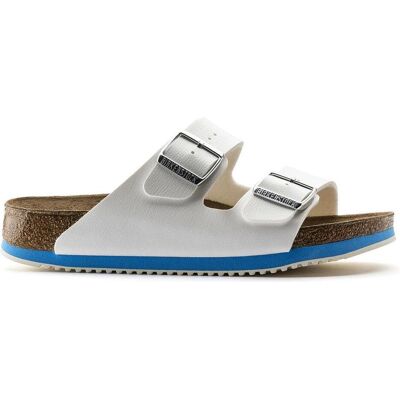Birkenstock, Unisex, Sandalen, Arizona Birko-Flor Normal, Weiss, (39) Birkenstock, Unisex, Sandalen, Arizona Birko-Flor Normal, Weiss, (39)