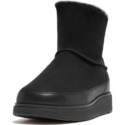 Fitflop, Damen, Boots + Stiefel, Mini-Lammfellstiefel, Schwarz, (41) Fitflop, Damen, Boots + Stiefel, Mini-Lammfellstiefel, Schwarz, (41)