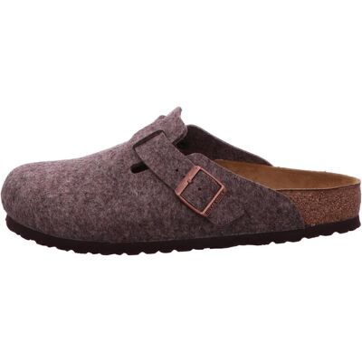 Birkenstock, Unisex, Sandalen, Boston Wollfilz Normal, Beige, (41) Birkenstock, Unisex, Sandalen, Boston Wollfilz Normal, Beige, (41)
