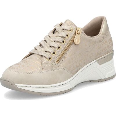Rieker, Damen, Halbschuhe, Keilsneakers, Beige, (40) Rieker, Damen, Halbschuhe, Keilsneakers, Beige, (40)