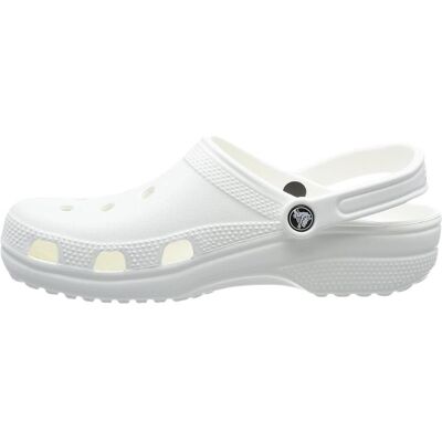 Crocs, Unisex, Hausschuhe, Classic, Weiss, (37, 38) Crocs, Unisex, Hausschuhe, Classic, Weiss, (37, 38)