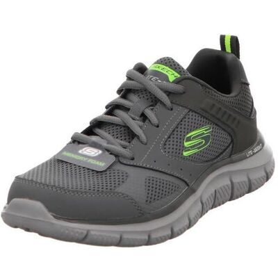 Skechers, Herren, Sneakers, Track-Syntac 232398-CHAR - 44, Grau, Silber, (44) Skechers, Herren, Sneakers, Track-Syntac 232398-CHAR - 44, Grau, Silber, (44)