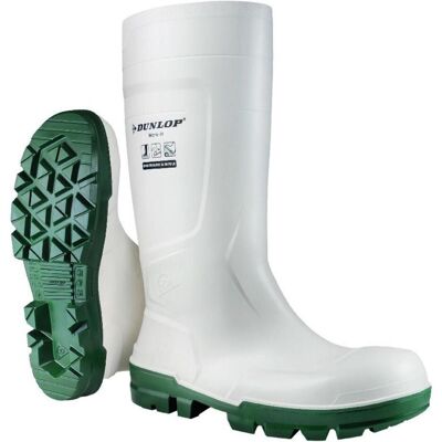 Dunlop Herren, Gummistiefel, Stiefel WORK-IT WHITE PVC, SR LO LG S4 Gr.48, Weiss, (48) Dunlop Herren, Gummistiefel, Stiefel WORK-IT WHITE PVC, SR LO LG S4 Gr.48, Weiss, (48)