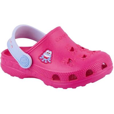 Coqui, Mädchen, Sandalen, Dziecięce chodaki sandały klapki Little Frog rozmiar 31/32, Pink, (31) Coqui, Mädchen, Sandalen, Dziecięce chodaki sandały klapki Little Frog rozmiar 31/32, Pink, (31)