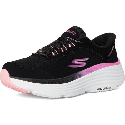 Skechers, Damen, Sneakers, Damen-Slip-In-Laufschuhe: Maximale Dämpfung - Cardova, Schwarz, Pink, (40) Skechers, Damen, Sneakers, Damen-Slip-In-Laufschuhe: Maximale Dämpfung - Cardova, Schwarz, Pink, (40)