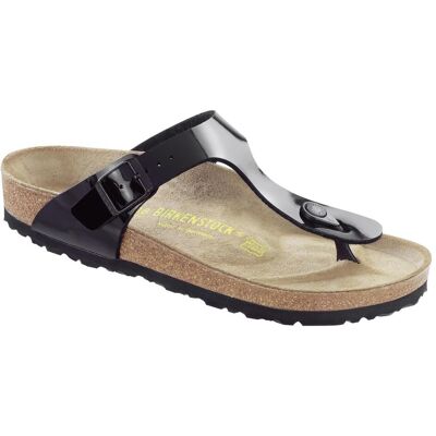 Birkenstock, Damen, Sandalen, Gizeh Birko-Flor Lack Normal, Schwarz, (41) Birkenstock, Damen, Sandalen, Gizeh Birko-Flor Lack Normal, Schwarz, (41)