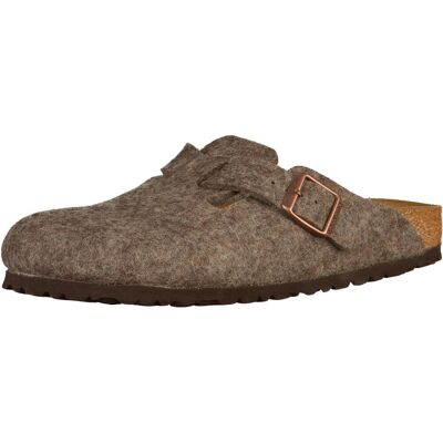 Birkenstock, Damen, Sandalen, Boston Wollfilz Schmal, Beige, (39) Birkenstock, Damen, Sandalen, Boston Wollfilz Schmal, Beige, (39)