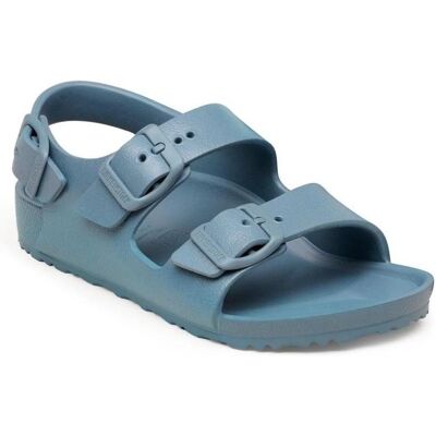 Birkenstock, Mädchen, Sandalen, Sandalen Milano EVA Kinder Steel Blue Narrow össe 25, Blau, (25) Birkenstock, Mädchen, Sandalen, Sandalen Milano EVA Kinder Steel Blue Narrow össe 25, Blau, (25)