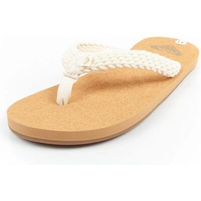 Roxy, Damen, Flip-Flops, X8408918, Weiss, Beige, (37) Roxy, Damen, Flip-Flops, X8408918, Weiss, Beige, (37)