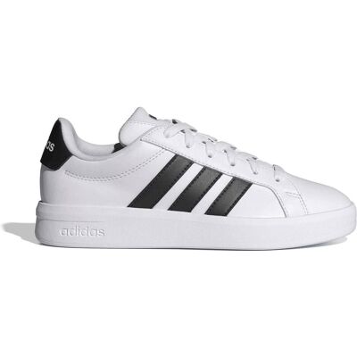 Adidas Jungen, Sneakers, Grand Court 3.0 J - ftwwht/cblack/ftwwht, Weiss, Schwarz, (35.5) Adidas Jungen, Sneakers, Grand Court 3.0 J - ftwwht/cblack/ftwwht, Weiss, Schwarz, (35.5)