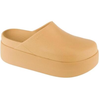 Crocs, Damen, Hausschuhe, Dylan Platform Clog Damen Flip-Flops, Beige, (39) Crocs, Damen, Hausschuhe, Dylan Platform Clog Damen Flip-Flops, Beige, (39)