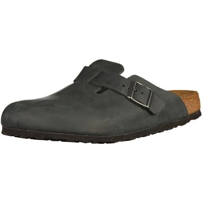 Birkenstock, Unisex, Sandalen, Boston schmal, Schwarz, (36) Birkenstock, Unisex, Sandalen, Boston schmal, Schwarz, (36)