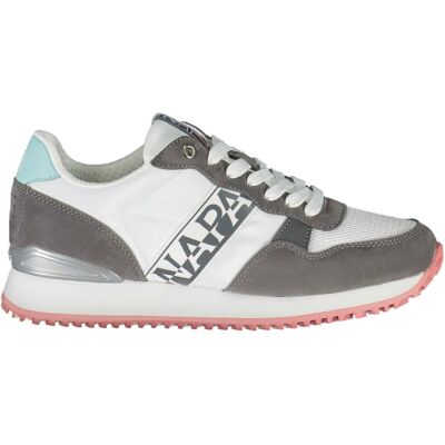 Napapijri, Damen, Sneakers, White Polyester Women Sneaker, Weiss, (39) Napapijri, Damen, Sneakers, White Polyester Women Sneaker, Weiss, (39)