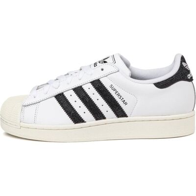 Adidas Herren, Sneakers, Superstar II W Damen-Sneaker, Weiss, Schwarz, (36 2/3) Adidas Herren, Sneakers, Superstar II W Damen-Sneaker, Weiss, Schwarz, (36 2/3)