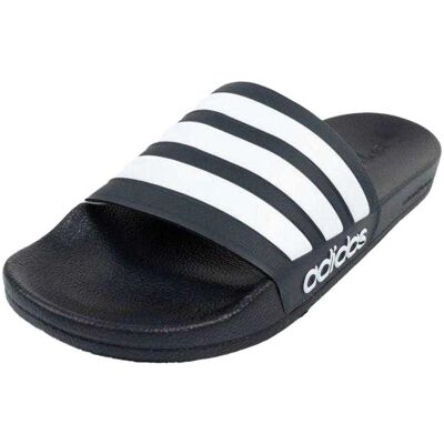 Adidas Herren, Hausschuhe, Adilette Shower Slide, Weiss, Blau, (40.5) Adidas Herren, Hausschuhe, Adilette Shower Slide, Weiss, Blau, (40.5)
