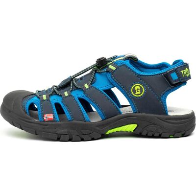 Trollkids, Unisex, Sandalen, Kid's Kvalvika Sandal, Blau, Grün, (27) Trollkids, Unisex, Sandalen, Kid's Kvalvika Sandal, Blau, Grün, (27)