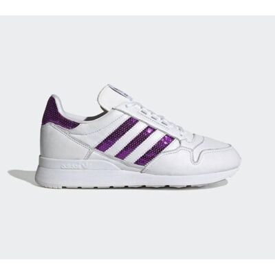 Adidas Damen, Sneakers, Originals ZX 500 Cloud White/Shock Purple women's shoes - G55663, Violett, (41 1/3) Adidas Damen, Sneakers, Originals ZX 500 Cloud White/Shock Purple women's shoes - G55663, Violett, (41 1/3)