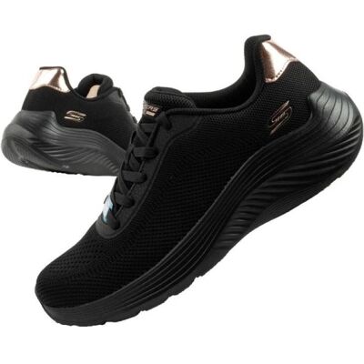 Skechers, Damen, Sneakers, women's sports shoes Bobs Squad Waves black lightweight fashionable, Schwarz, (37.5) Skechers, Damen, Sneakers, women's sports shoes Bobs Squad Waves black lightweight fashionable, Schwarz, (37.5)