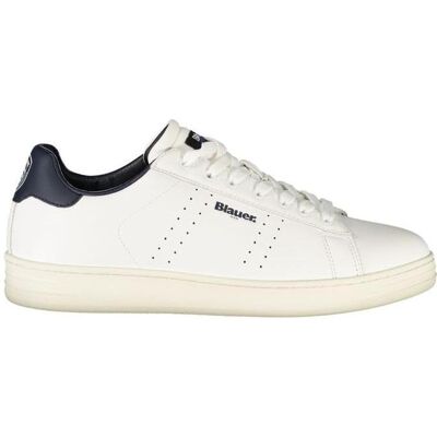 Blauer, Herren, Sneakers, Weisses Leder Herren Sneaker, Weiss, (41) Blauer, Herren, Sneakers, Weisses Leder Herren Sneaker, Weiss, (41)