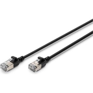 Digitus CAT 6A Klasse Ea, F/FTP, Twisted Pair Patchkabel, Cu, LSZH, AWG 32/7, Länge: 0,5 m, schwarz (F/FTP, CAT6a, 0.50 m), Netzwerkkabel Digitus CAT 6A Klasse Ea, F/FTP, Twisted Pair Patchkabel, Cu, LSZH, AWG 32/7, Länge: 0,5 m, schwarz (F/FTP, CAT6a, 0.50 m), Netzwerkkabel