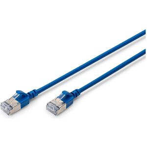 Digitus CAT 6A Klasse Ea, F/FTP, Twisted Pair Patchkabel, Cu, LSZH, AWG 32/7, Länge: 1 m, blau (F/FTP, CAT6a, 1 m), Netzwerkkabel Digitus CAT 6A Klasse Ea, F/FTP, Twisted Pair Patchkabel, Cu, LSZH, AWG 32/7, Länge: 1 m, blau (F/FTP, CAT6a, 1 m), Netzwerkkabel