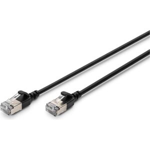 Digitus CAT 6A Klasse Ea, F/FTP, Twisted Pair Patchkabel, Cu, LSZH, AWG 32/7, Länge: 2 m, schwarz (F/FTP, CAT6a, 2 m), Netzwerkkabel Digitus CAT 6A Klasse Ea, F/FTP, Twisted Pair Patchkabel, Cu, LSZH, AWG 32/7, Länge: 2 m, schwarz (F/FTP, CAT6a, 2 m), Netzwerkkabel