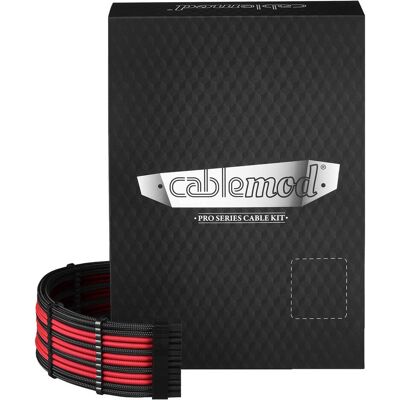 Cablemod PRO Series Modmesh C-Series Rmi & Rmx(Kabelset) - Schwarz/Rot Cablemod PRO Series Modmesh C-Series Rmi & Rmx(Kabelset) - Schwarz/Rot
