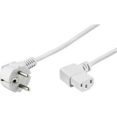Goobay Stromkabel (3 m), Stromkabel, Weiss Goobay Stromkabel (3 m), Stromkabel, Weiss