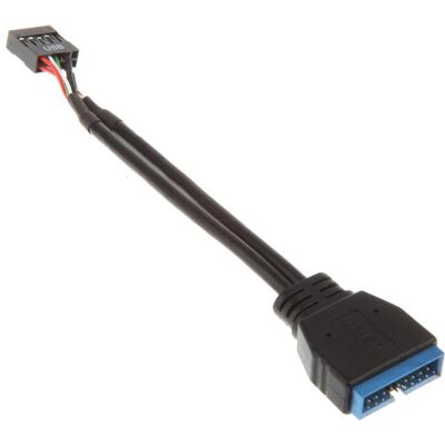 Akasa USB 2.0 zu USB 3.0 Header intern (0.10 m, USB 2.0), USB Kabel Akasa USB 2.0 zu USB 3.0 Header intern (0.10 m, USB 2.0), USB Kabel
