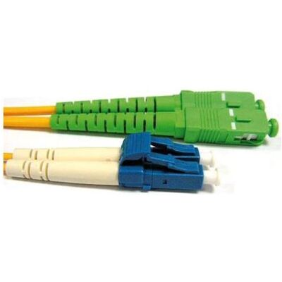 OEM Patchcord FO duplex LC-SC/APC 9/125um SM, 1m, OS2 (1 m), Netzwerkkabel OEM Patchcord FO duplex LC-SC/APC 9/125um SM, 1m, OS2 (1 m), Netzwerkkabel