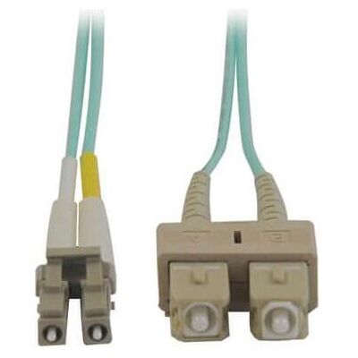 Eaton 10Gb Duplex Multimode 50/125 OM3 LSZH Fiber Patch Cable LC/SC - Aqua 5M 16ft. (5 m), Netzwerkkabel Eaton 10Gb Duplex Multimode 50/125 OM3 LSZH Fiber Patch Cable LC/SC - Aqua 5M 16ft. (5 m), Netzwerkkabel