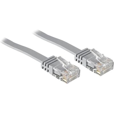 Solarix flaches UTP CAT5E 5 m, nicht verhedderungssicher / Patchkabel / RJ45-RJ45 / grau (UTP, CAT5e, 5 m), Netzwerkkabel Solarix flaches UTP CAT5E 5 m, nicht verhedderungssicher / Patchkabel / RJ45-RJ45 / grau (UTP, CAT5e, 5 m), Netzwerkkabel