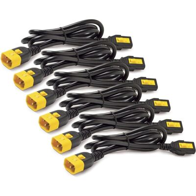 APC Power Cord Kit (6 ea), Locking C13 to C14, color Cord Length (), Extension Cable, USV Zubehör APC Power Cord Kit (6 ea), Locking C13 to C14, color Cord Length (), Extension Cable, USV Zubehör