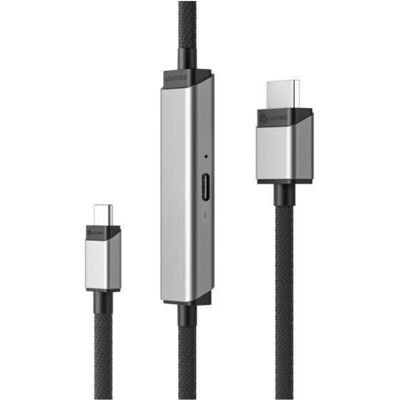 Alogic Ultra USB-C To HDMI With (2 m), Videokabel, Grau, Schwarz Alogic Ultra USB-C To HDMI With (2 m), Videokabel, Grau, Schwarz
