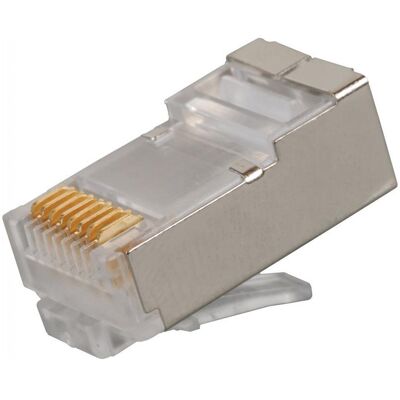 Solarix -Stecker RJ45 CAT6 STP für Kabel - 1 Stück / geschirmt / gefaltet (Netzwerk Zubehör), Zubehör Netzwerk Solarix -Stecker RJ45 CAT6 STP für Kabel - 1 Stück / geschirmt / gefaltet (Netzwerk Zubehör), Zubehör Netzwerk