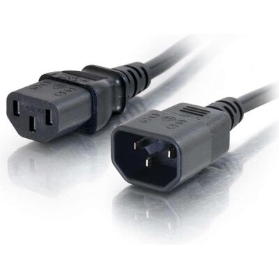 C2G, Verlängerungskabel, Computer Power Cord Extension (5 m, CEE 7/4, CEE 7/5) C2G, Verlängerungskabel, Computer Power Cord Extension (5 m, CEE 7/4, CEE 7/5)