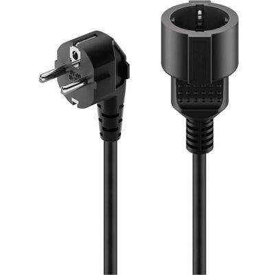 Goobay, Verlängerungskabel, Spannungsversorgungs-Verlängerungskabel (3 m, CEE 7/3, CEE 7/4, CEE 7/7) Goobay, Verlängerungskabel, Spannungsversorgungs-Verlängerungskabel (3 m, CEE 7/3, CEE 7/4, CEE 7/7)
