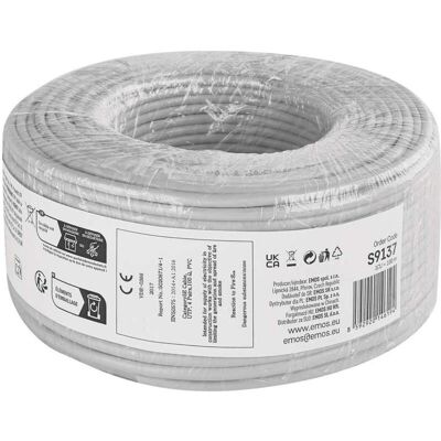 Emos Datenkabel UTP CAT 5E PVC CCA, 100m (UTP, CAT5e, 100 m), Netzwerkkabel Emos Datenkabel UTP CAT 5E PVC CCA, 100m (UTP, CAT5e, 100 m), Netzwerkkabel