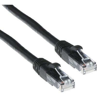 ACT Black 5 meter U/UTP CAT6 patch cable snagless with RJ45 connectors. Cat6 u/utp snagless bk 5.00m (U/UTP, CAT6, 5 m), Netzwerkkabel ACT Black 5 meter U/UTP CAT6 patch cable snagless with RJ45 connectors. Cat6 u/utp snagless bk 5.00m (U/UTP, CAT6, 5 m), Netzwerkkabel