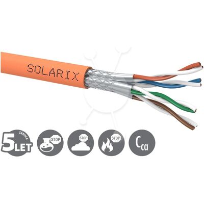 Solarix InstalaÄnà kabel CAT7 SSTP LSOH (CAT7, 500 m), Netzwerkkabel Solarix InstalaÄnà kabel CAT7 SSTP LSOH (CAT7, 500 m), Netzwerkkabel