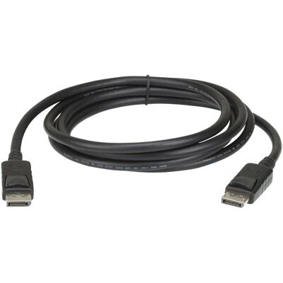 Aten 3m DisplayPort rev.1.4 Cable (3 m), Videokabel, Schwarz Aten 3m DisplayPort rev.1.4 Cable (3 m), Videokabel, Schwarz