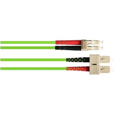Kabelmeister Patchkabel LWL Duplex OM5 (Multimode, 50/125) LC/SC, LSZH, austauschbare Polarität, 10m (10 m), Netzwerkkabel Kabelmeister Patchkabel LWL Duplex OM5 (Multimode, 50/125) LC/SC, LSZH, austauschbare Polarität, 10m (10 m), Netzwerkkabel
