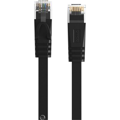 Orico Kabel sieciowy Ethernet PUG-C7B CAT7 10Gbps RJ45 internetowy LAN płaski 1 m - czarny (F/FTP, S/FTP, CAT7, 1 m), Netzwerkkabel Orico Kabel sieciowy Ethernet PUG-C7B CAT7 10Gbps RJ45 internetowy LAN płaski 1 m - czarny (F/FTP, S/FTP, CAT7, 1 m), Netzwerkkabel