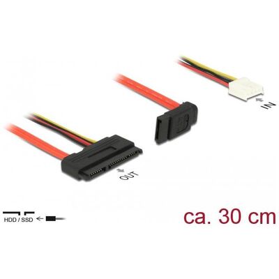 Delock SATA-Kabel SAS 6Gbit/s (30 cm, SAS, SATA), Interne Kabel (PC) Delock SATA-Kabel SAS 6Gbit/s (30 cm, SAS, SATA), Interne Kabel (PC)
