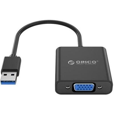 Orico USB 3.0 to VGA adapter (Black) (VGA), Video Adapter, Schwarz Orico USB 3.0 to VGA adapter (Black) (VGA), Video Adapter, Schwarz