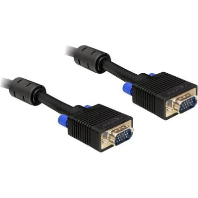 Delock VGA — VGA (10 m), Videokabel, Schwarz Delock VGA — VGA (10 m), Videokabel, Schwarz