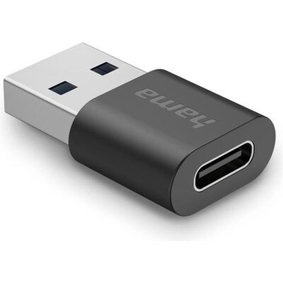 Hama 00200357 (USB Typ-C, 10.50 cm), Data + Video Adapter, Schwarz Hama 00200357 (USB Typ-C, 10.50 cm), Data + Video Adapter, Schwarz