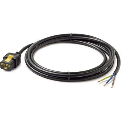 APC Power Cord Locking C19 to Rewireable 3m, USV Zubehör APC Power Cord Locking C19 to Rewireable 3m, USV Zubehör